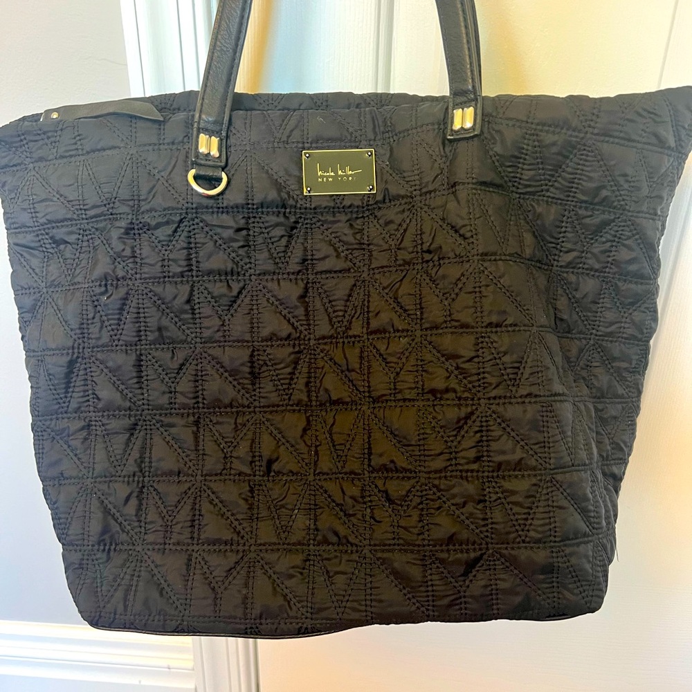 Nicole miller tote large shoulder bag